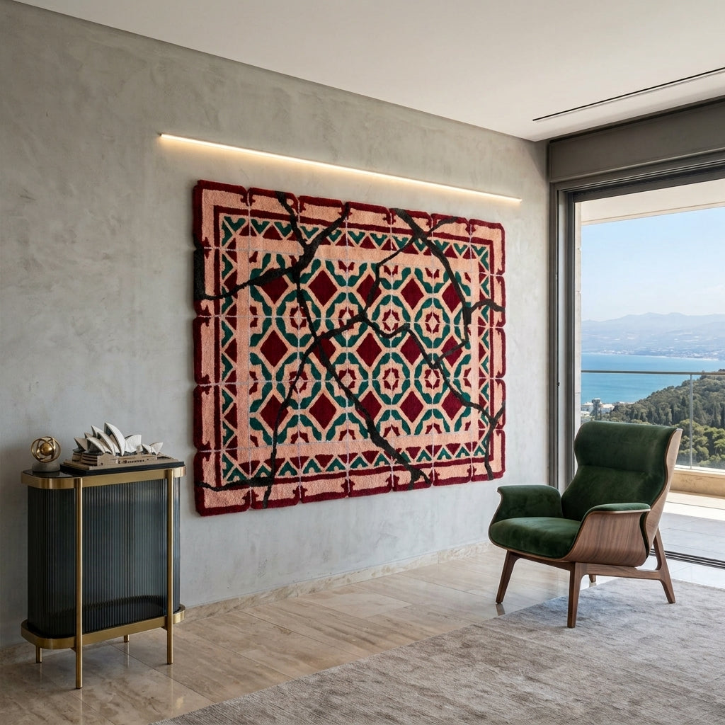 'Simulated Fracture' Rug