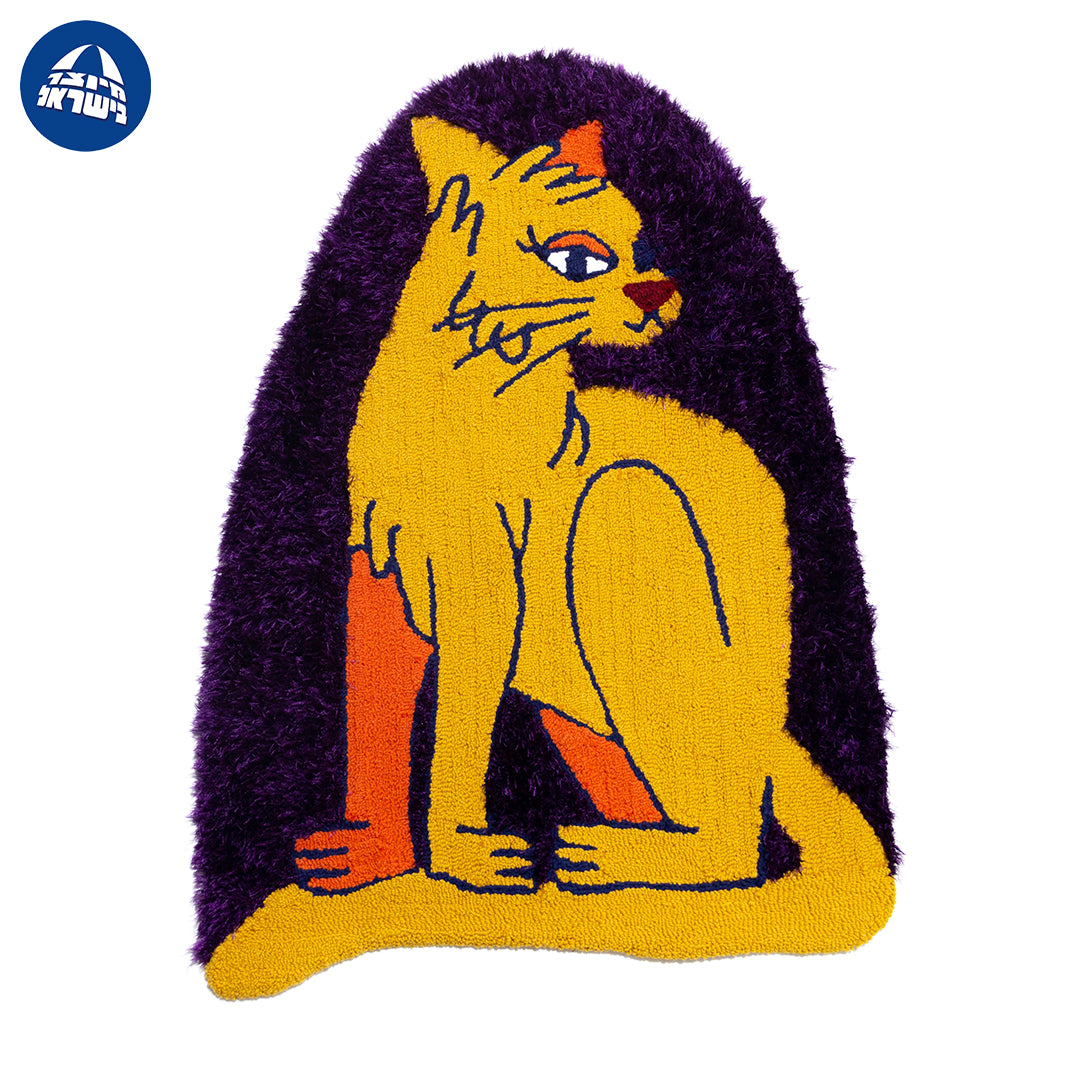 LIMITED EDITION 'Cat' - Handmade Wall Rug