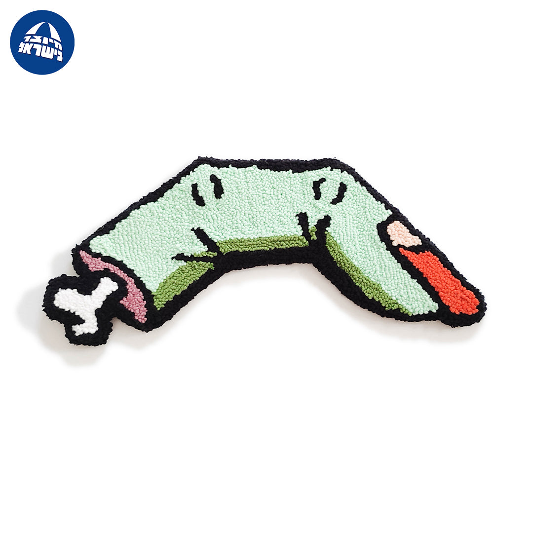 'Green Finger' - Handmade Wall Rug