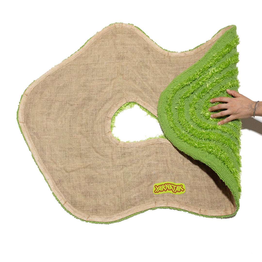 'Synthetic Grass' - Handmade Rug