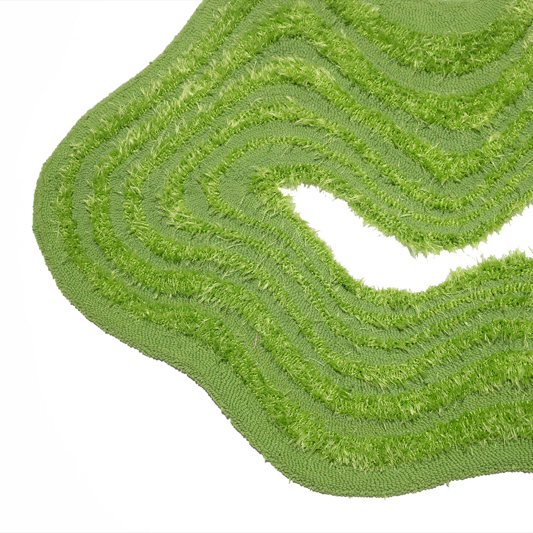 'Synthetic Grass' - Handmade Rug