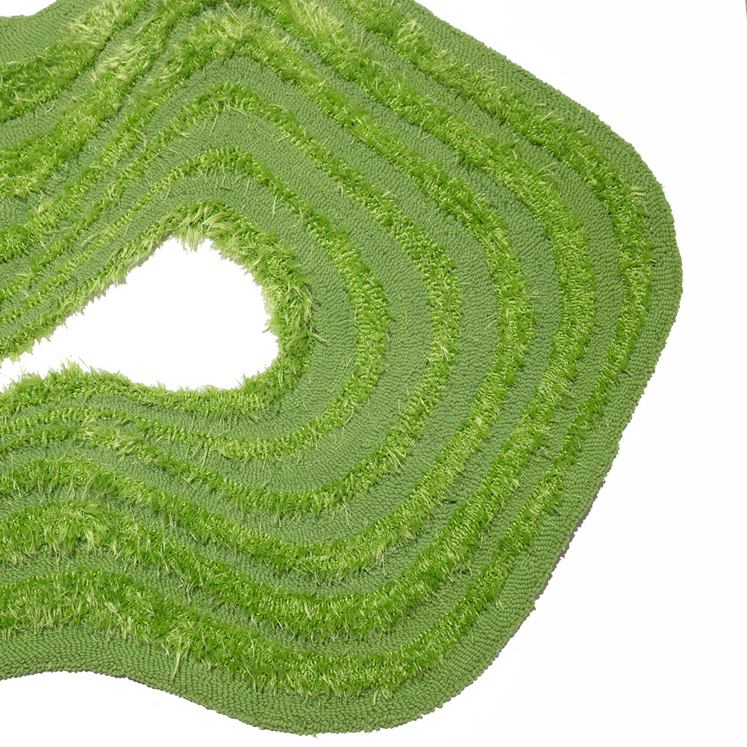 'Synthetic Grass' - Handmade Rug
