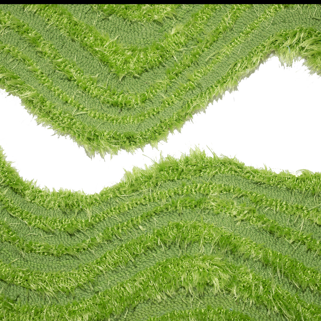 'Synthetic Grass' - Handmade Rug