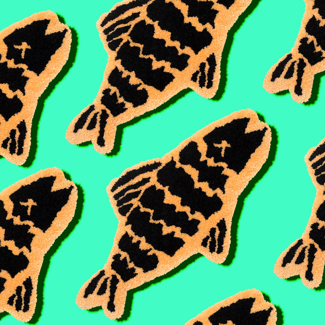 'Fish' - Handmade Wall Rug
