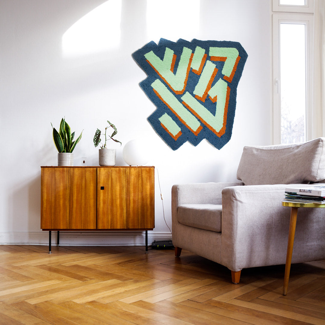 'Kishta' - Handmade Wall Rug