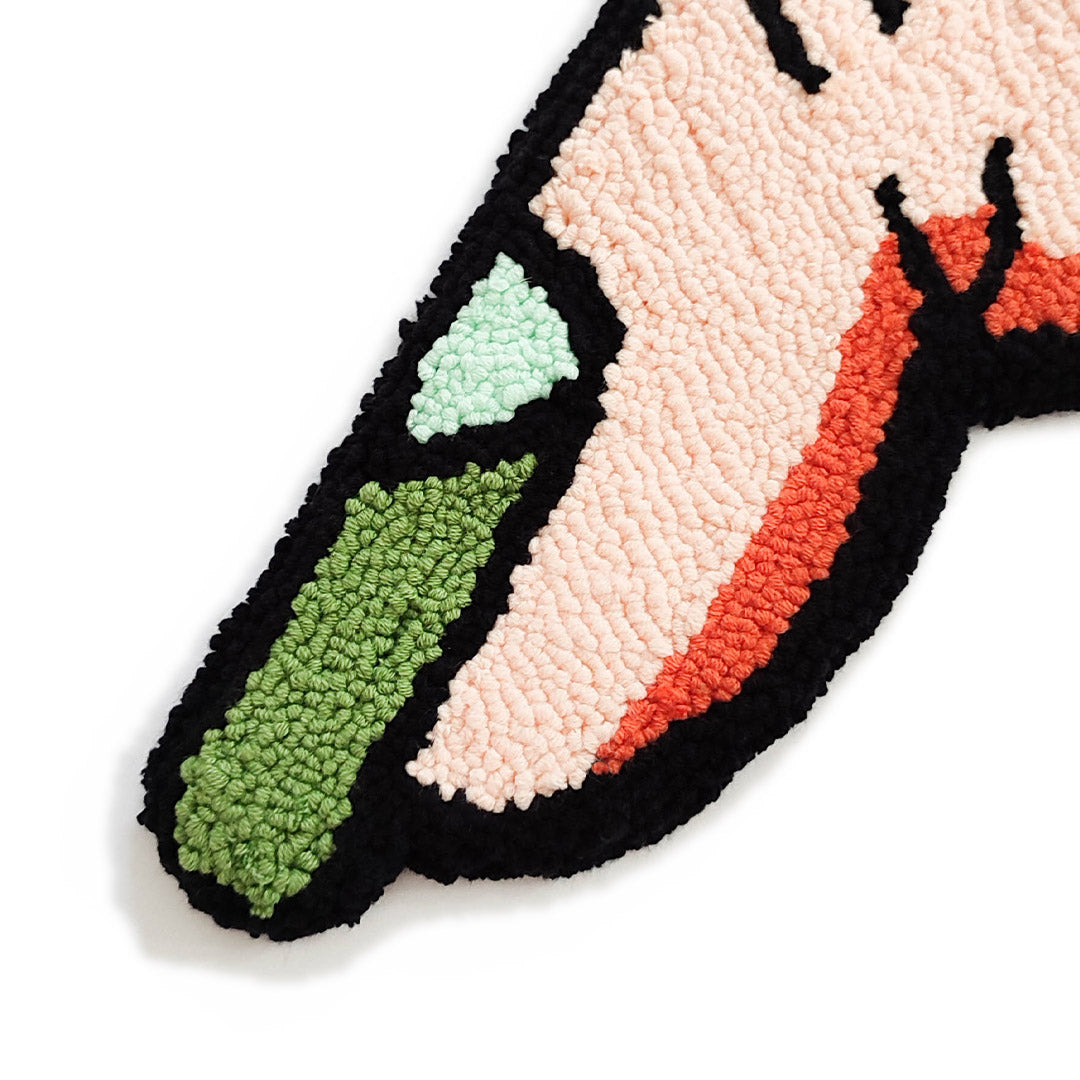 'Pink Finger' - Handmade Wall Rug