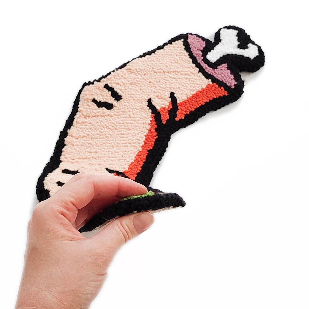 'Pink Finger' - Handmade Wall Rug
