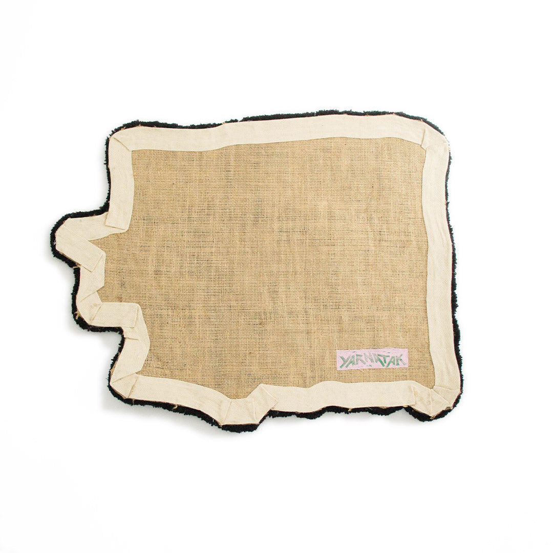 'Rather Stay At Home' - Handmade Wall Rug