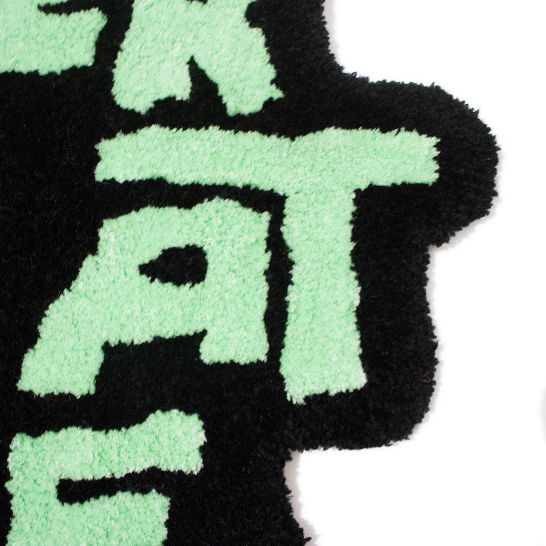 'Rather Stay At Home' - Handmade Wall Rug