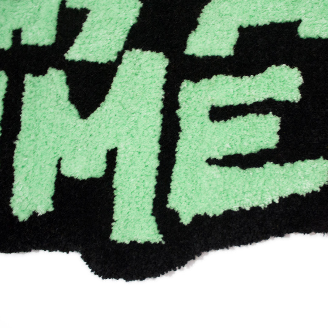 'Rather Stay At Home' - Handmade Wall Rug