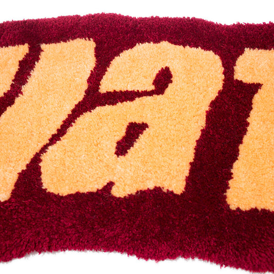'Shatiach' - Red Handmade Wall Rug
