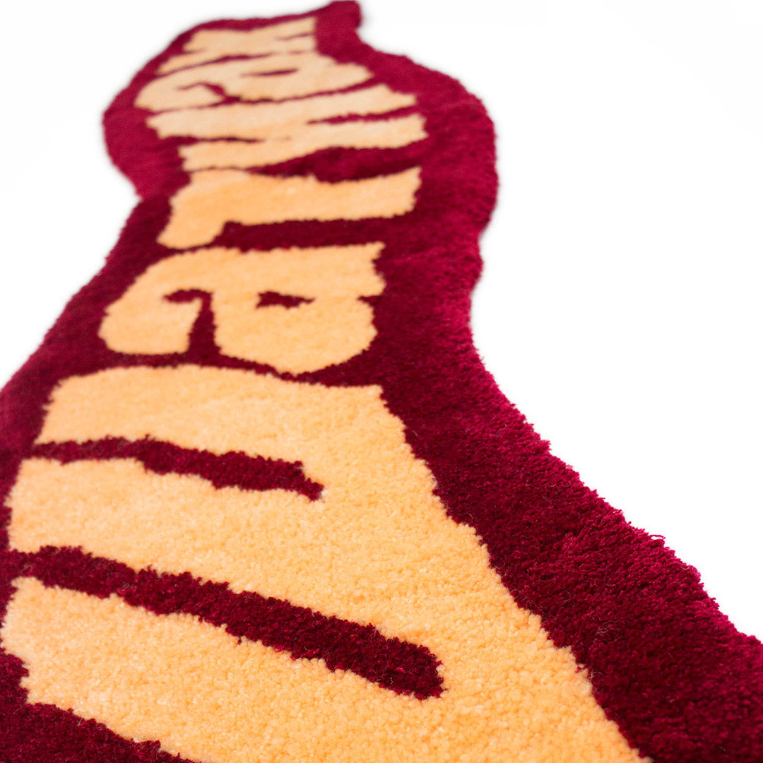 'Shatiach' - Red Handmade Wall Rug