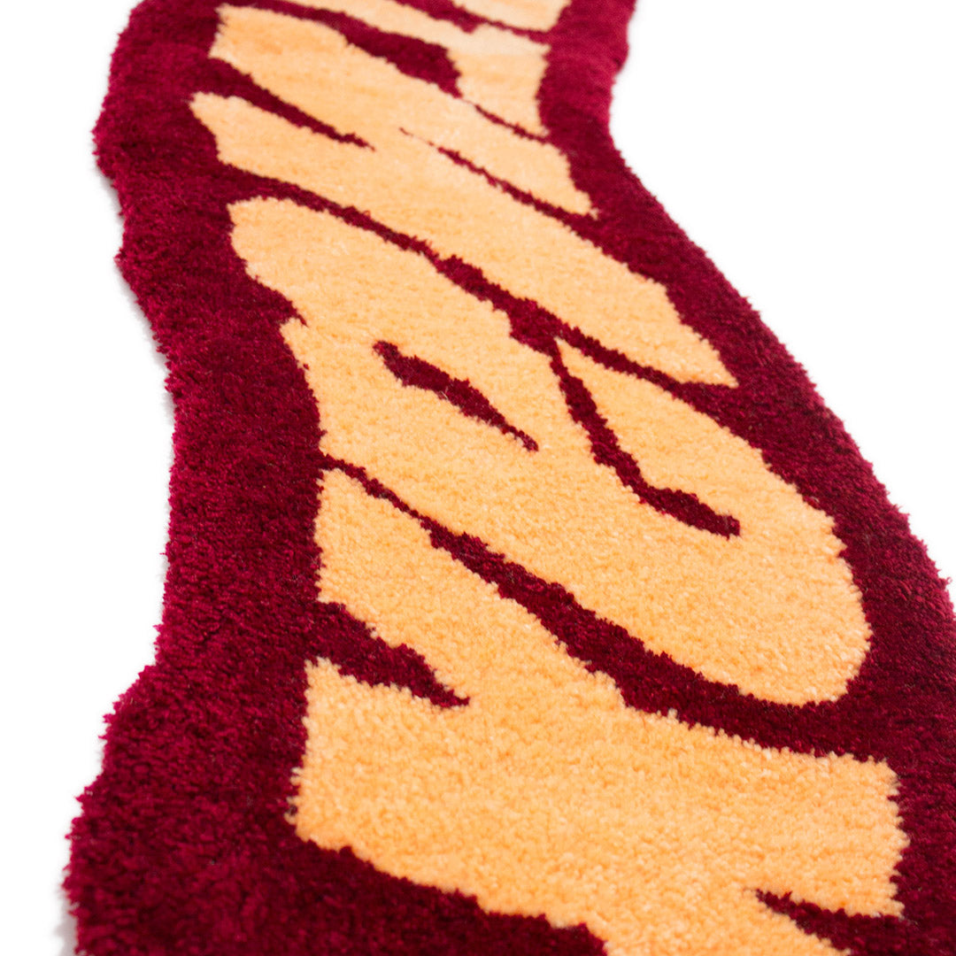 'Shatiach' - Red Handmade Wall Rug