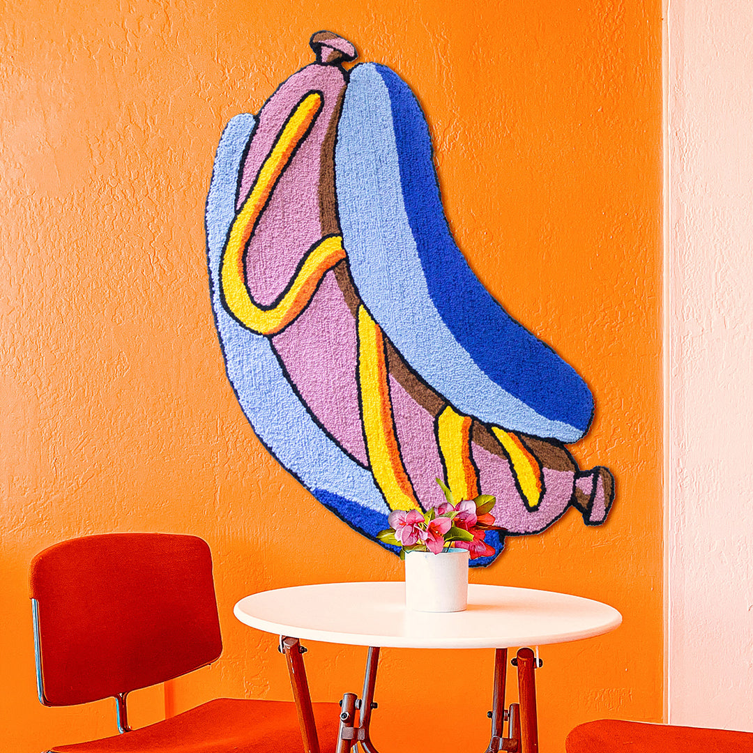 'Hotdog' New Design- Handmade Wall Rug