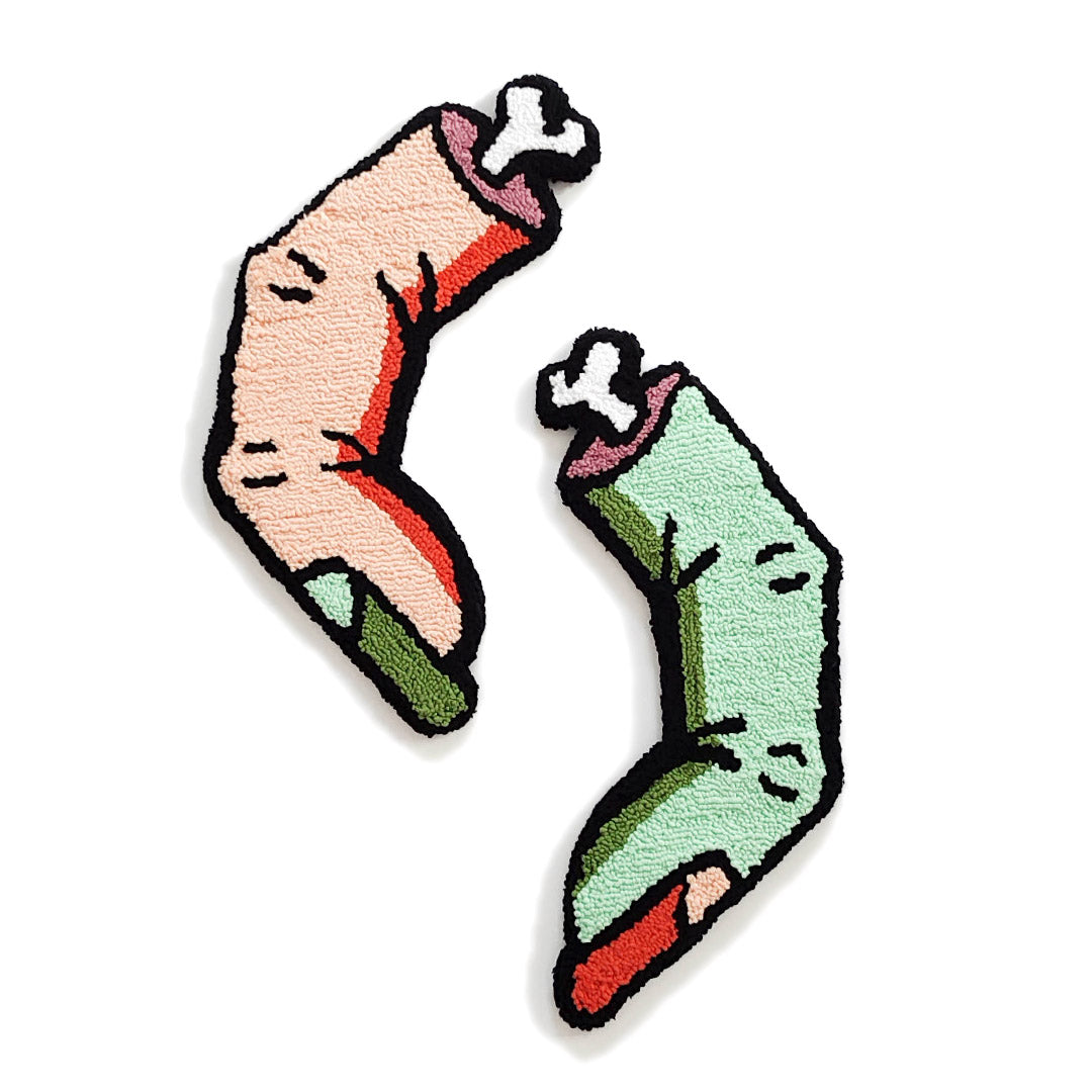 'Pink Finger' - Handmade Wall Rug