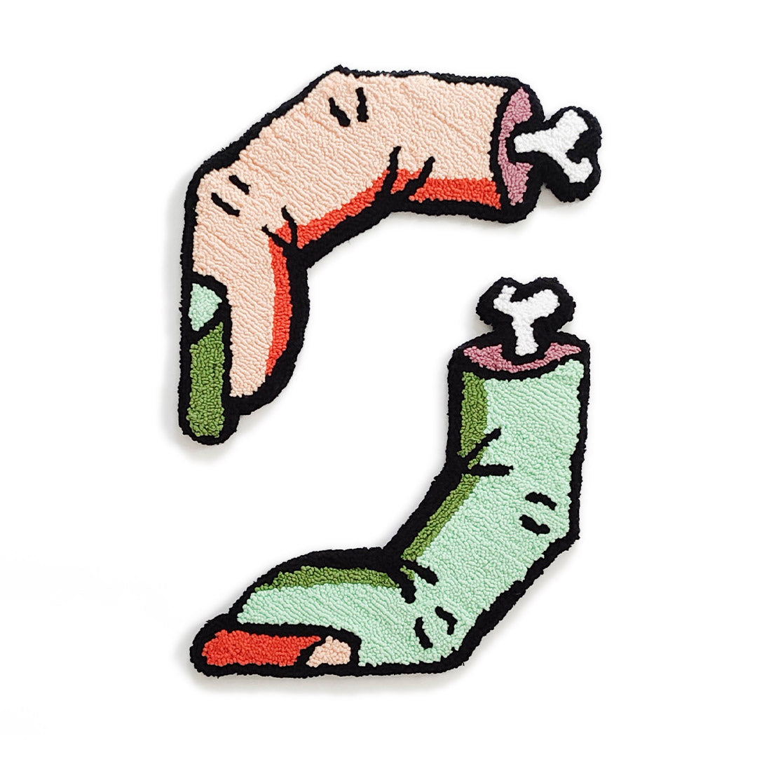 'Green Finger' - Handmade Wall Rug